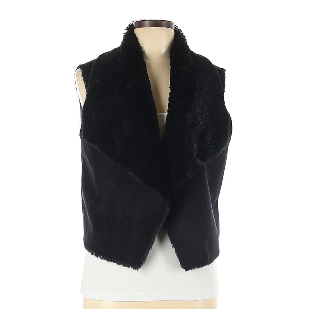 Jack by BB Dakota Faux Fur Vest Small